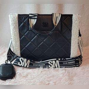 Steve Madden Black Bdaniii Large Tote Bag
